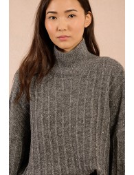 Sequined knit sweater