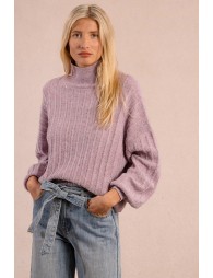 Sequined knit sweater