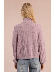 Sequined knit sweater