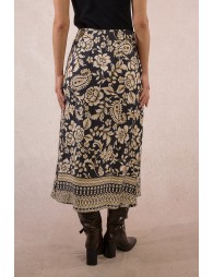 Long skirt, bohemian print