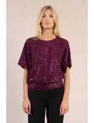 Top en sequins
