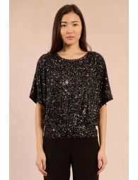 Top en sequins