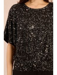 Top en sequins