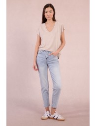 Pull à manches courtes en maille