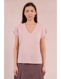 Pull à manches courtes en maille