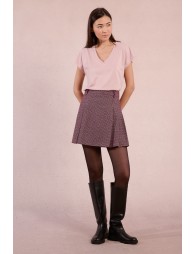 Pull à manches courtes en maille