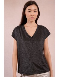 Camiseta  de manga corta cuello de pico