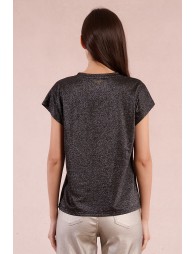 Camiseta  de manga corta cuello de pico