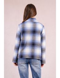 Veste courte à carreaux