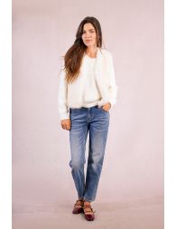 Sleeveless faux fur jacket