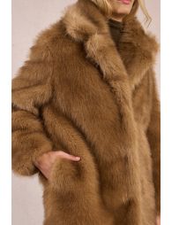 Long coat imitation fur