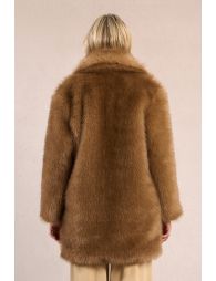Long coat imitation fur