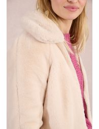 Textured jacket, imitation fur