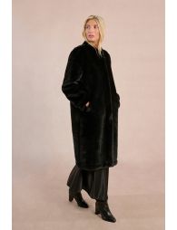 Long coat imitation fur