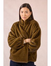 Imitation fur jacket