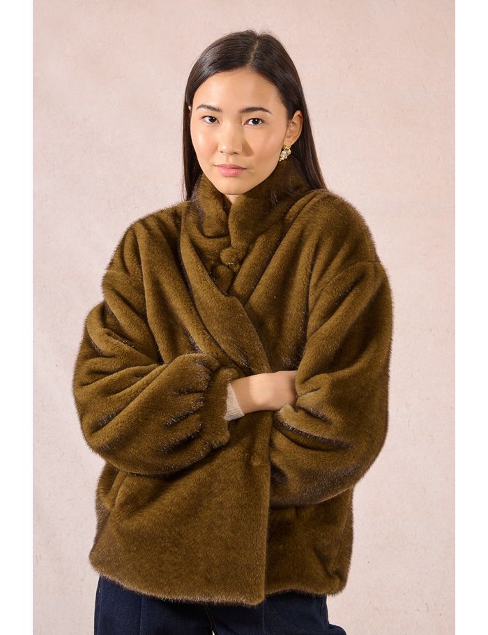 Imitation fur jacket