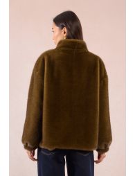 Imitation fur jacket