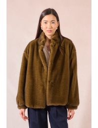 Imitation fur jacket
