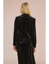 Blazer droit en velours
