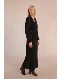 Blazer droit en velours