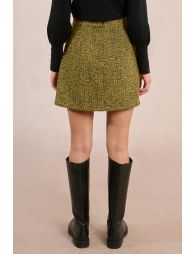 Mini-jupe en jacquard