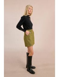 Mini-jupe en jacquard