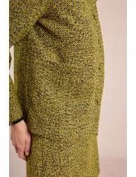 Veste courte en jacquard