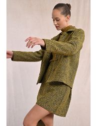 Short jacquard jacket