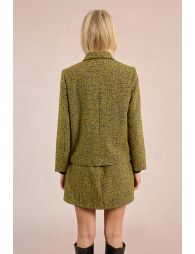 Short jacquard jacket