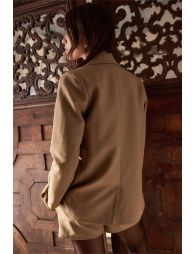 Blazer droit à pinces
