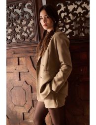 Blazer droit à pinces