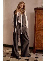Straight blazer, sleeveless
