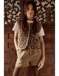 Flowy shorts, high waist