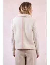 Veste sans manches, imitation mouton