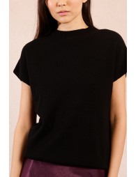 Sweater with low armholes
