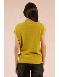 Sweater with low armholes