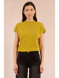 Sweater with low armholes
