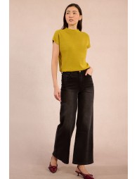 Sweater with low armholes