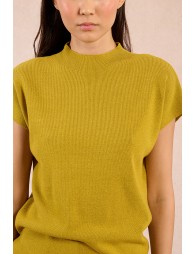 Sweater with low armholes