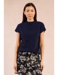 Sweater with low armholes