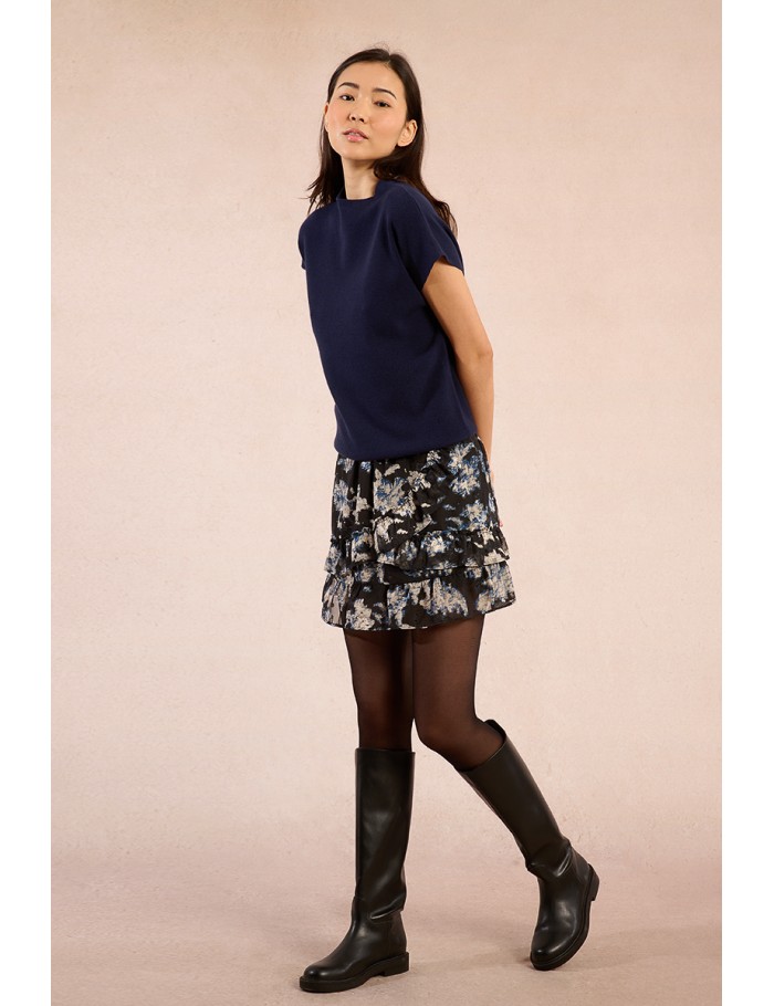 Sweater with low armholes