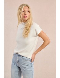 Sweater with low armholes