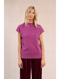 Sweater with low armholes