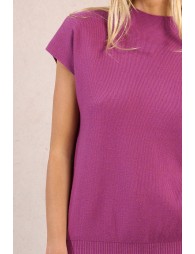 Sweater with low armholes