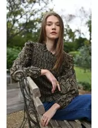 Blouse froncée