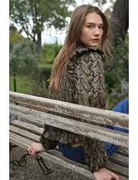 Blouse froncée