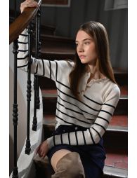 Pull marinière, ajusté