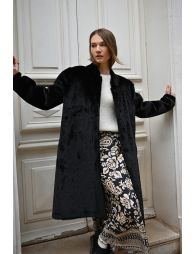 Long coat imitation fur