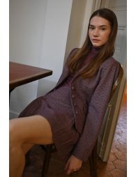 Short pleated skirt