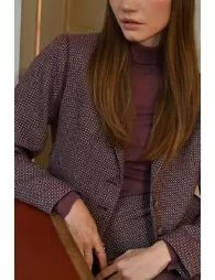 Blazer cintré en lainage